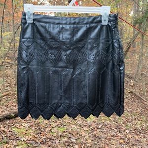 Black Endless Rose Skirt